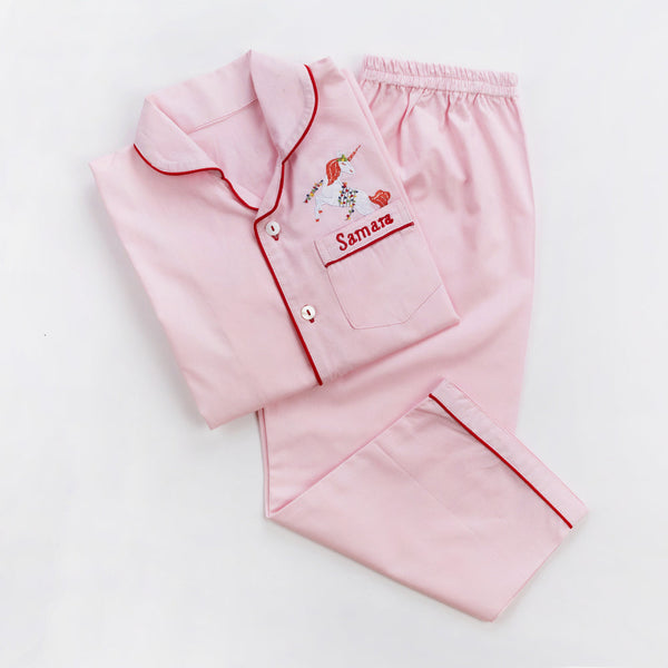 Women Happy Unicorn Pajama Set