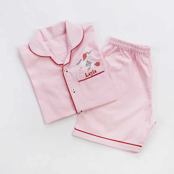 Happy Unicorn Shorts Set