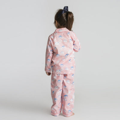 Celestial Pink Organic Pajama Set For Kids