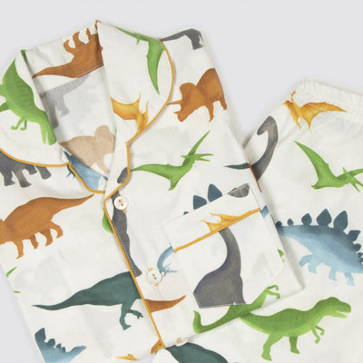 Dinosaurs Organic Pajama Set For Kids