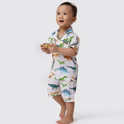 Dinosaurs Organic Shorts Set For Kids