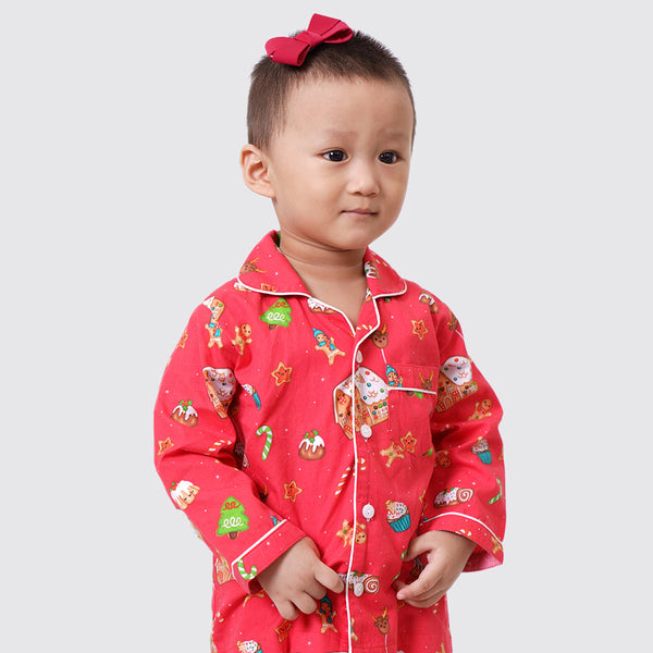 Sweet Christmas Pajama Set For Kids