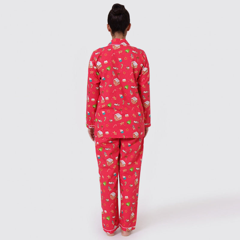 Women Sweet Christmas Pajama Set