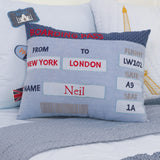 Boarding Pass Pillow