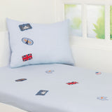 Around The World (Blue) Bedding