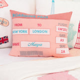 Boarding Pass Pillow