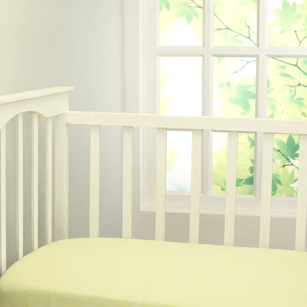 Gingham Fitted Sheet (Green)