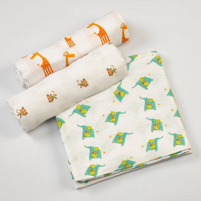 Jungle Jive Swaddles Set