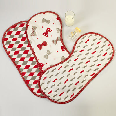Little Man Burp Cloth & Bib Set