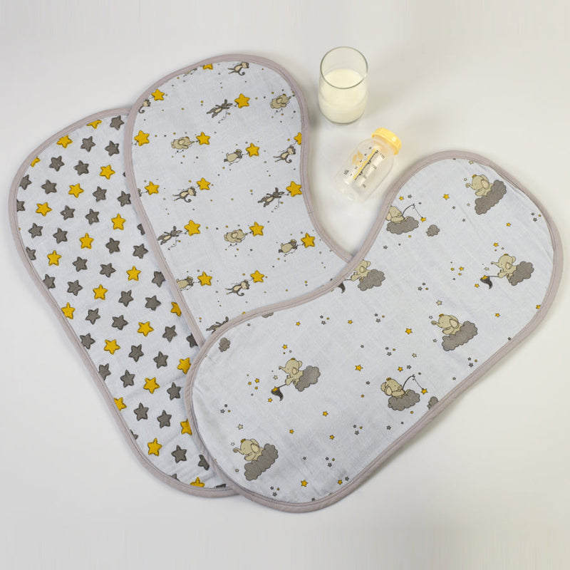 Starry Night Burp Cloth & Bib Set