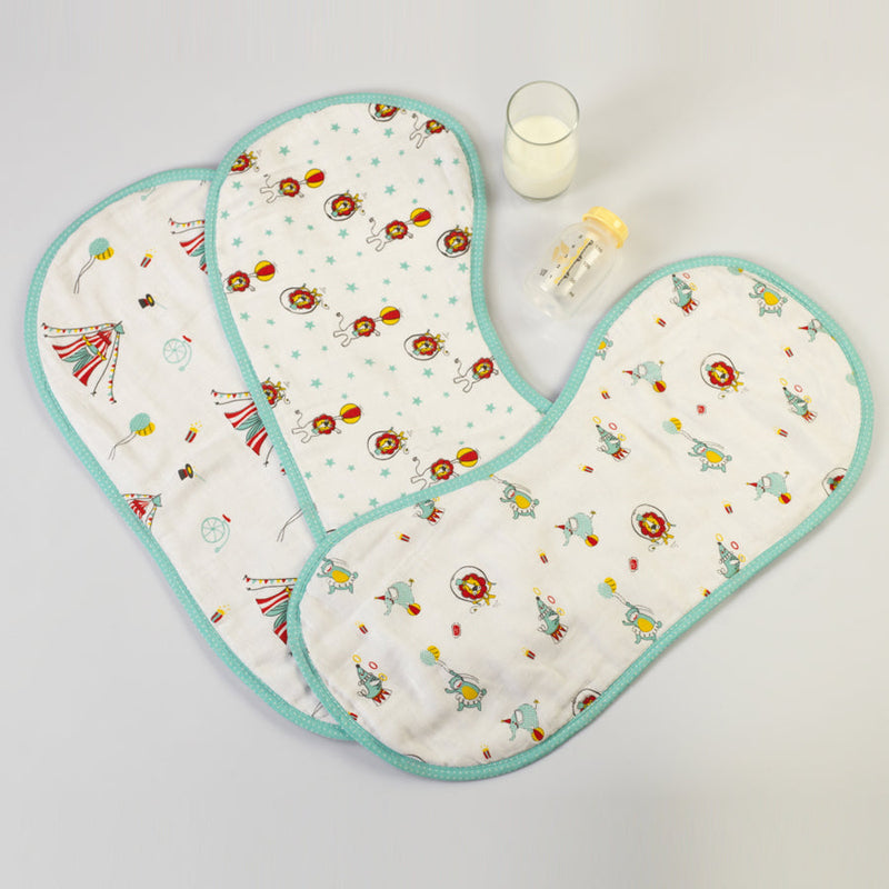 Circus Circus Burp Cloth & Bib Set