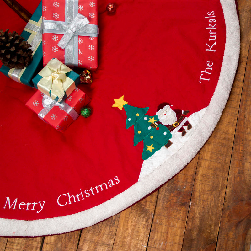 Merry Christmas Tree Skirt