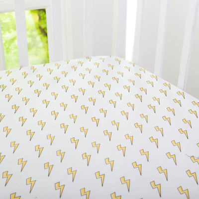 Organic Lightning Crib Sheet