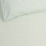 Organic Plaid Crib Sheet