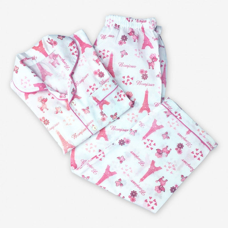 Paris Pajama Set For Kids