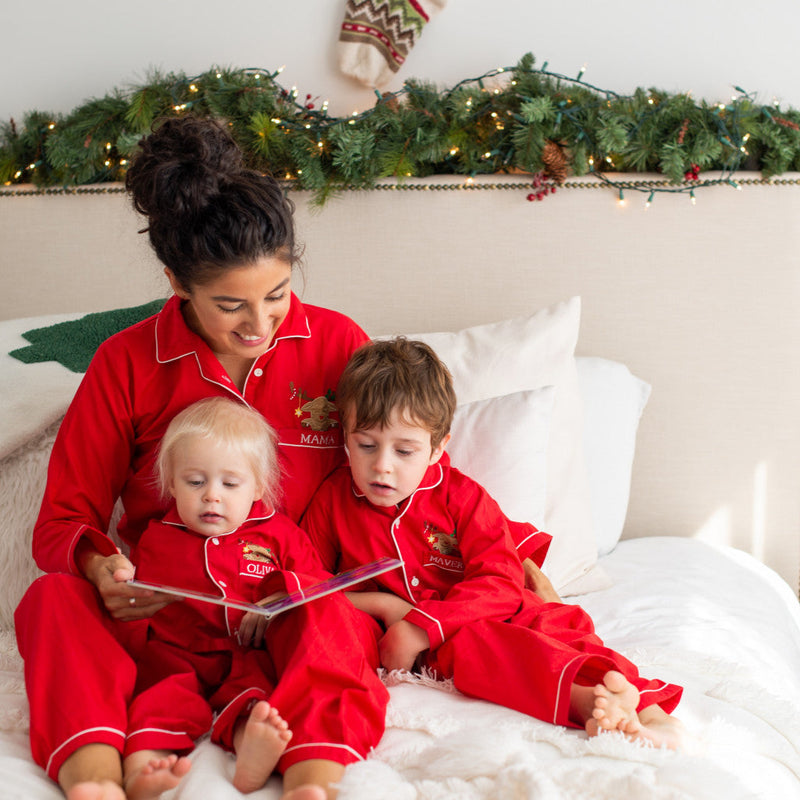 Women Reindeer Pajama Set