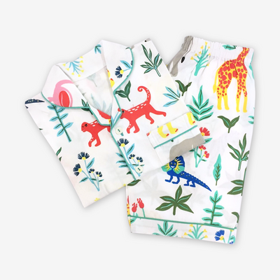 Organic Serengeti Shorts Set For Kids
