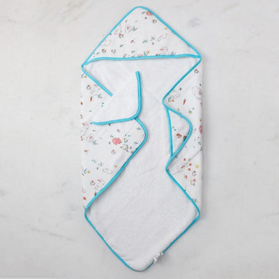 Snuggle Bunny Organic Muslin Hooded Towel