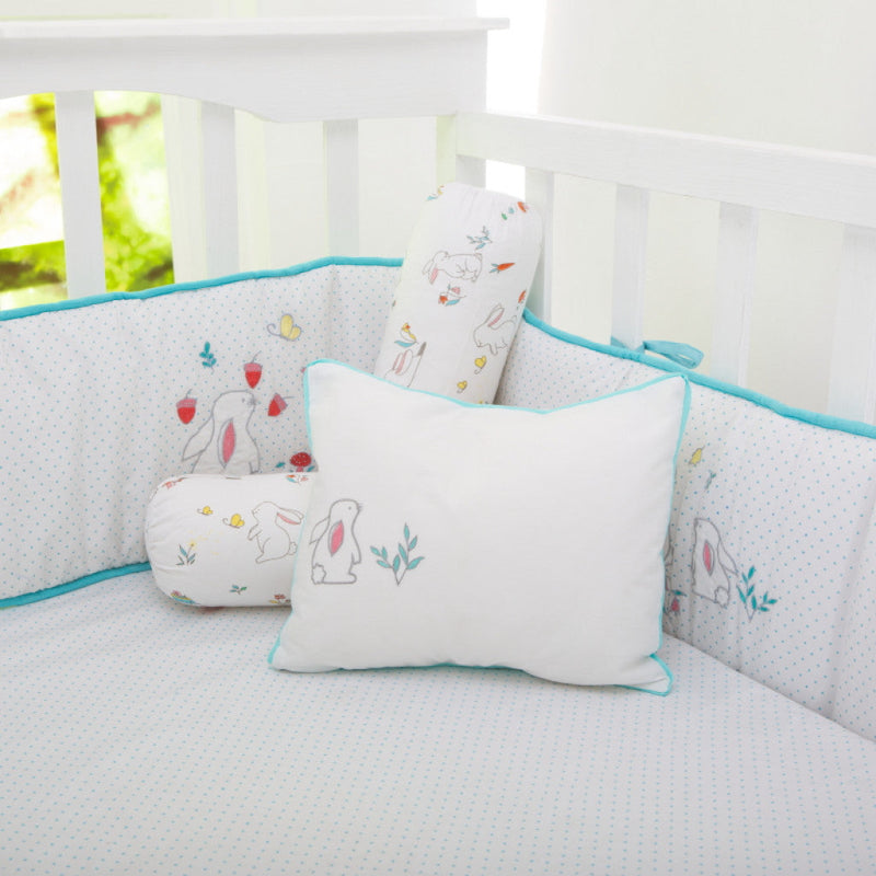 Snuggle Bunny Organic Complete Crib Bedding Set