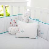 Snuggle Bunny Organic Complete  Crib Bedding Set (With Bumper)