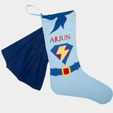 Superhero Linen Stocking