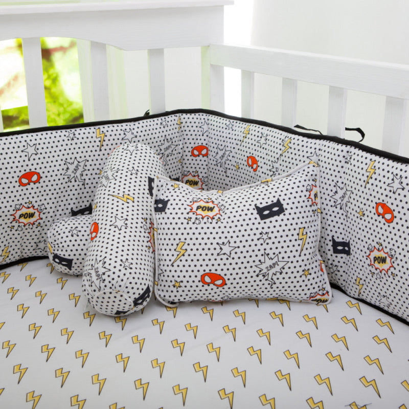 Superhero Organic Complete Crib Bedding Set