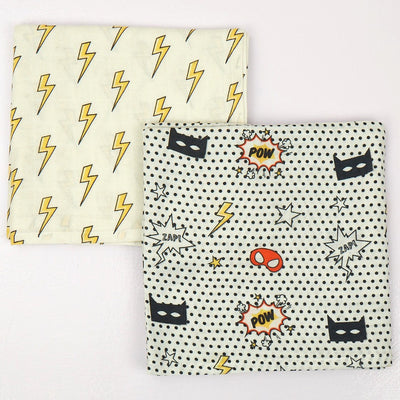 Superhero Organic Swaddle Set