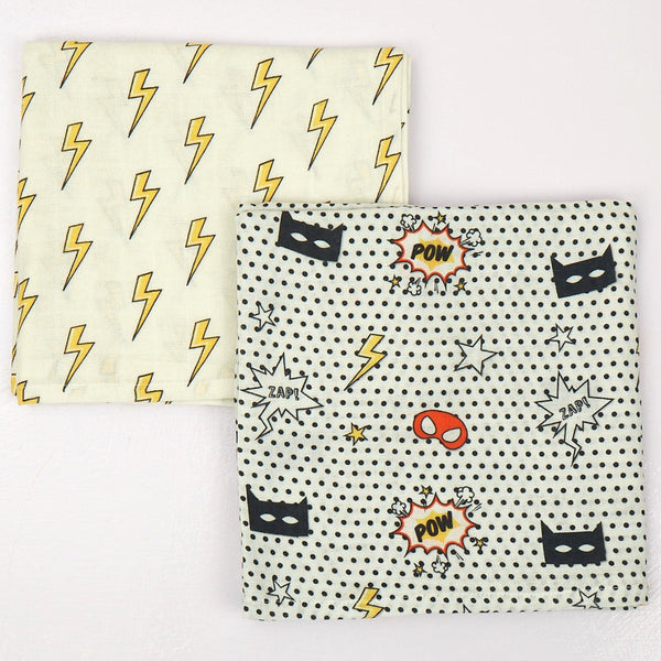 Superhero Organic Swaddle Set