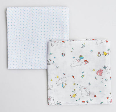Snuggle Bunny Organic Swaddle Set