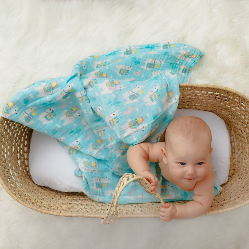 Llama Love Organic Swaddle Set